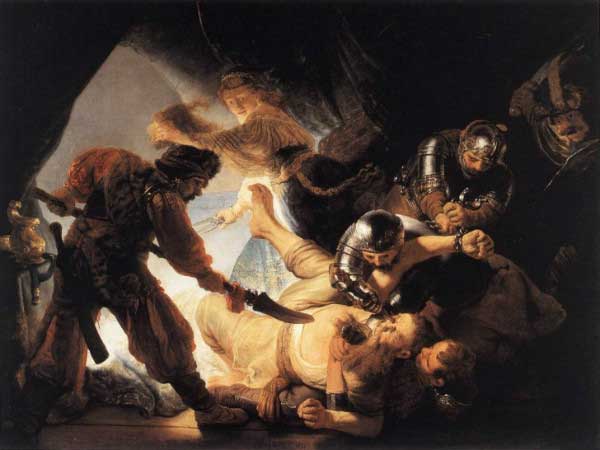 Rembrandt -The Blinding of Samson