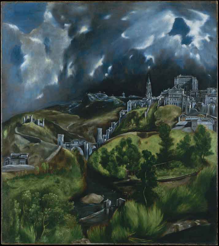 El Greco -  Toledo görünmü -1604