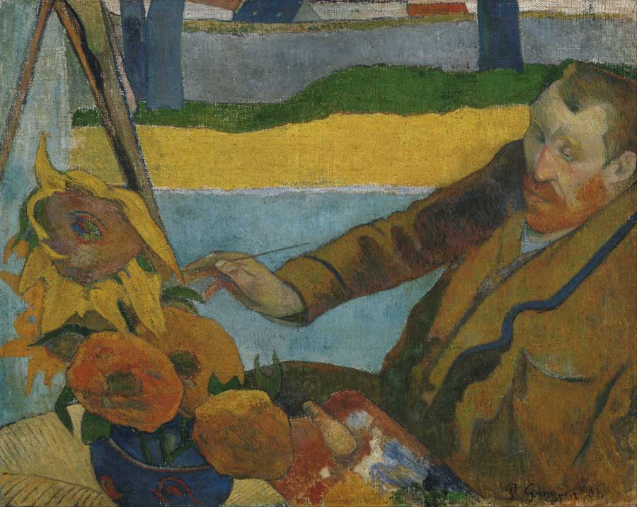 Van Gogh - Gauguin tarafından yapılan Van Gogh Portresi