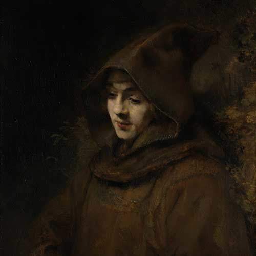 Titus’un Portresi - Rembrandt'ın oğlunu bir keşiş olarak resmettiği portre