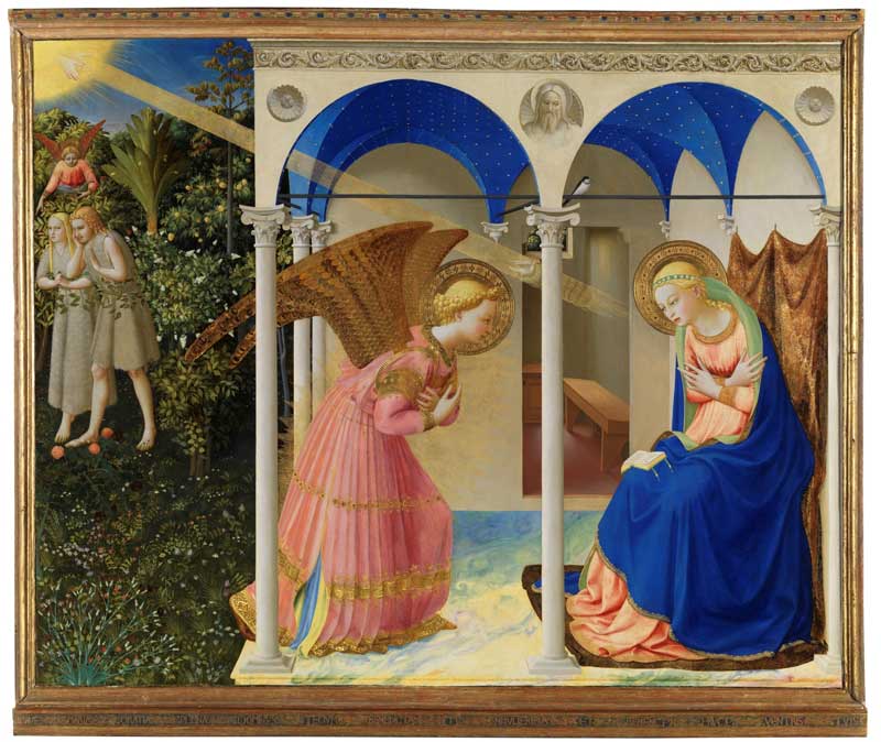 Fra Angelico - Meryem'e müjde 