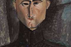 Rouveyre 
*oil on canvas 
*65 x 42.5 cm 
*signed u.l.: Modigliani 
*1915