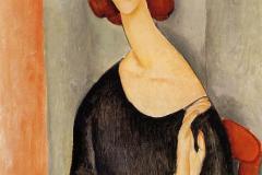 jeanne-hebuterne-in-a-hat