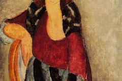 portrait-of-jeanne-hebuterne-1919