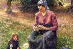 peasant-woman-and-child-eragny-1893