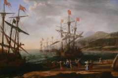 marine-with-the-trojans-burning-their-boats-1642