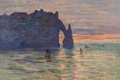 etretat-sunset