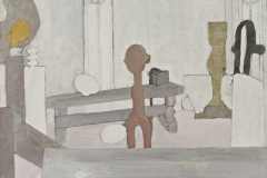 Constantin Brancusi. (French, born Romania. 1876-1957). View of the Artist's Studio. 1918. Gouache and pencil on board, 13 x 16 1/4" (32.8 x 41.1 cm). The Joan and Lester Avnet Collection. © 2008 Artists Rights Society (ARS), New York / ADAGP, Paris