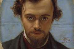 William Holman Hunt: Porträtt av dante Gabriel Rosetti.