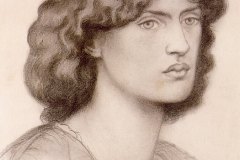 1869/70. black crayon, 33x25.4cm