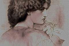 http://commons.wikimedia.org/wiki/File:Dante_Gabriel_Rossetti_The_Roseleaf.jpg