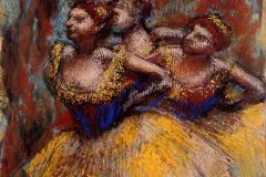 three-dancers-yellow-skirts-blue-blouses