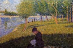 the-seamstress-or-sunday-at-the-grande-jatte-study-for-a-sunday-afternoon-on-the-island-of-la-1886