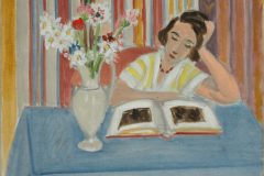 girl-reading-vase-of-flowers-1922