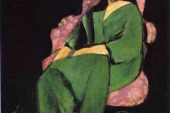 lorette-in-a-green-robe-against-a-black-background-1916