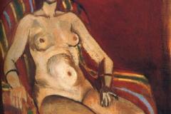 nude-in-front-of-a-red-background