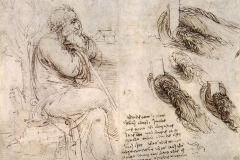 a-seated-man-and-studies-and-notes-on-the-movement-of-water
