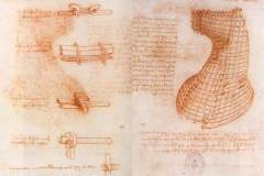 double-manuscript-page-on-the-sforza-monument-casting-mold-of-the-head-and-neck
