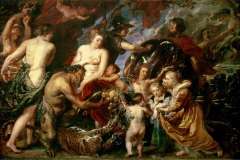 BAL21473 Minerva Protects Pax from Mars (Peace and War), 1629-30 (oil on canvas) by Rubens, Peter Paul (1577-1640); 203.5x298 cm; National Gallery, London, UK; Flemish,  out of copyright
