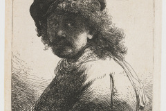 self-portrait-in-a-cap-and-scarf-with-the-face-dark-bust-1633