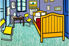 File name: 2985-206.jpg
Roy Lichtenstein
Bedroom at Arles, 1992
oil and Magna on canvas
overall: 320 x 420.4 cm (126 x 165 1/2 in.)
Collection of Robert and Jane Meyerhoff