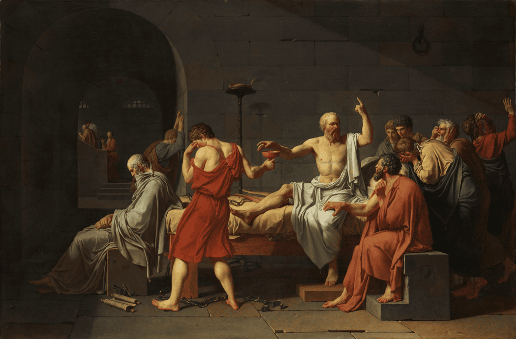 Jacques-Louis David — Sokrates'in Ölümü