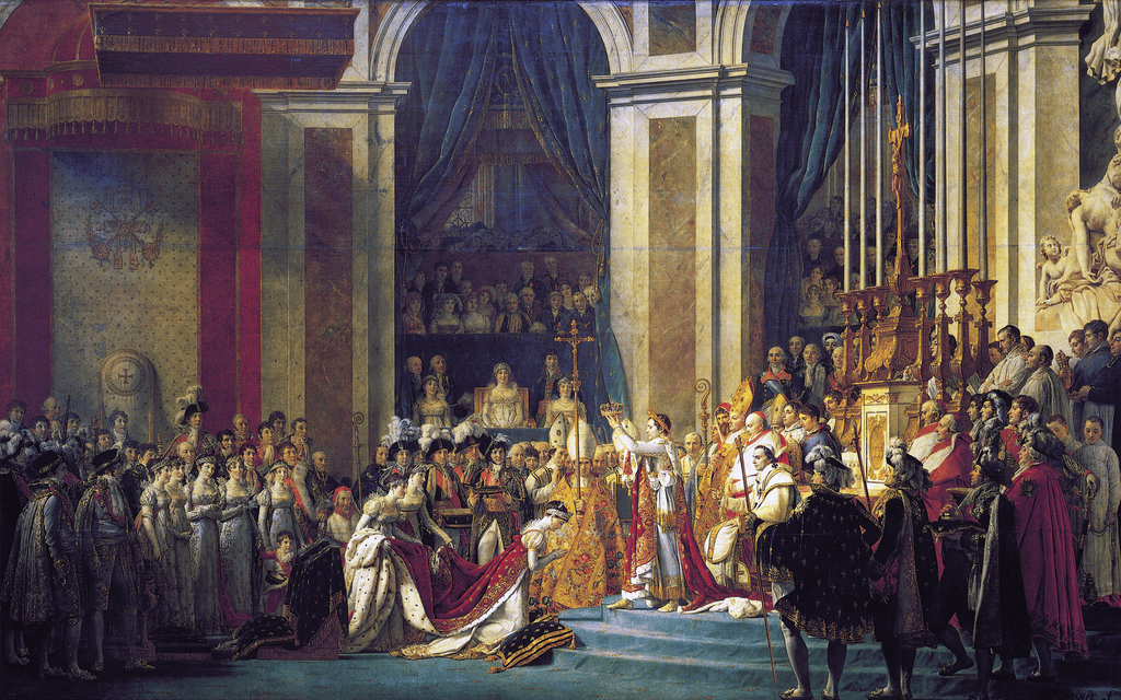 Jacques-Louis David — Napolyon'un Taç Giyme Töreni