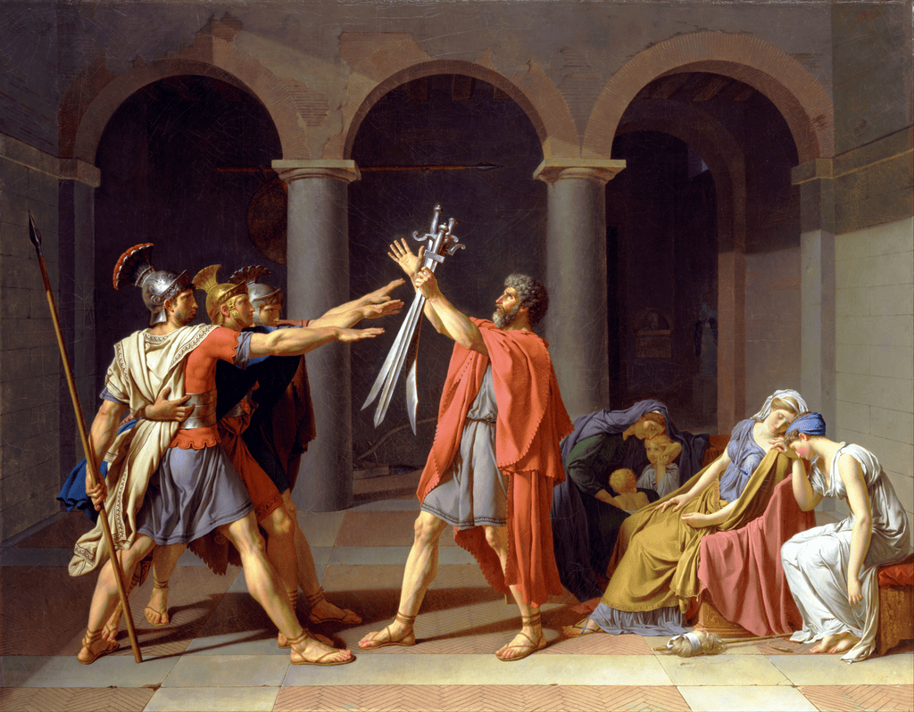 Jacques-Louis David — Horatii Kardeşlerin Yemini