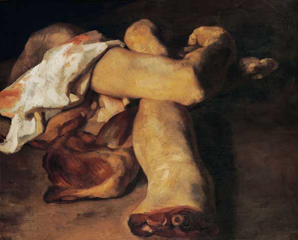 Géricault'nun Kesik Uzuvlar natürmortu