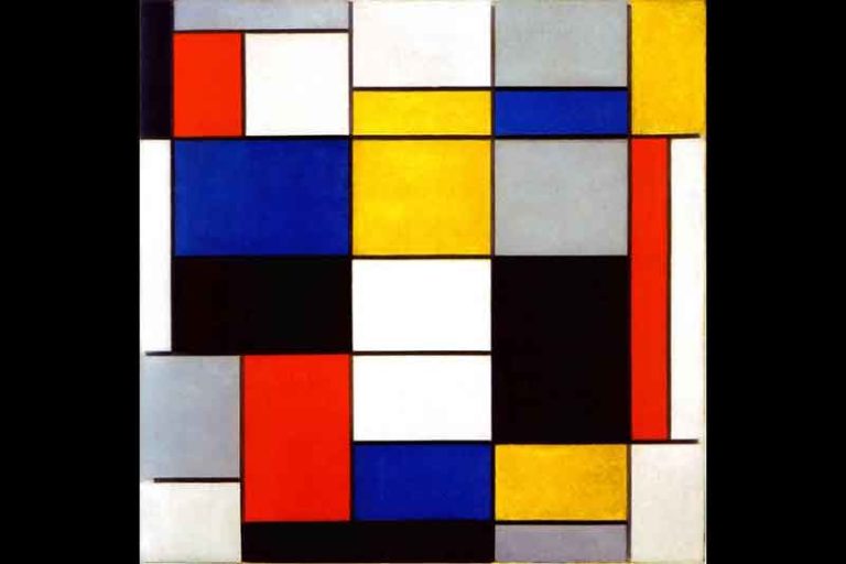 Objeye bağlı olmayan saf soyut sanatın öncüsü Mondrian