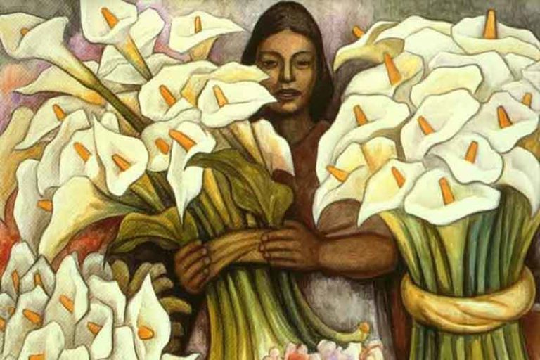 Aktif bir komünist ve Fridanın eşi Meksikalı ressam Diego Rivera