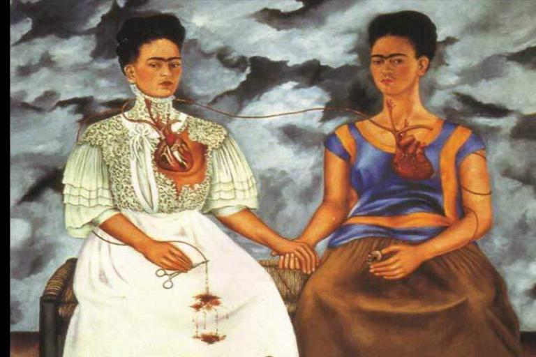 143 resminin 55’inde otoportresini resmeden Frida Kahlo