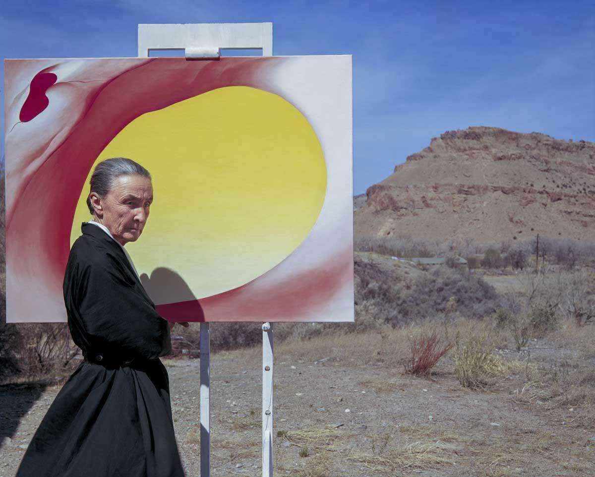 Georgia O'Keeffe filminden bir kare