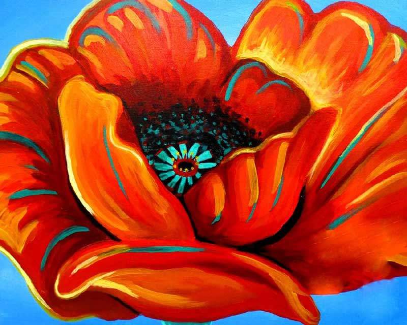 Georgia O'Keeffe filminden bir kare