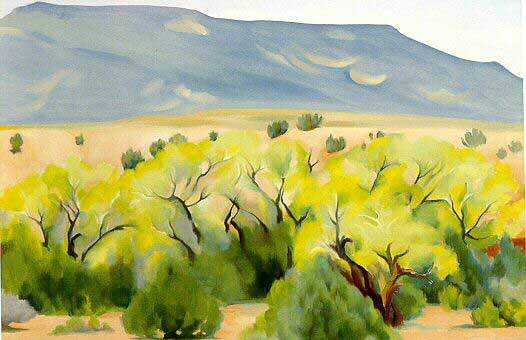 Georgia O'Keeffe filminden bir kare