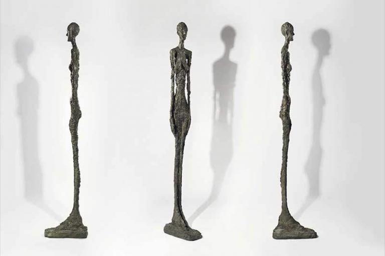 Ruhsal dünyasını ve insan kırılganlığını eserlerine yansıtan Sürrealist heykeltıraş  Giacometti