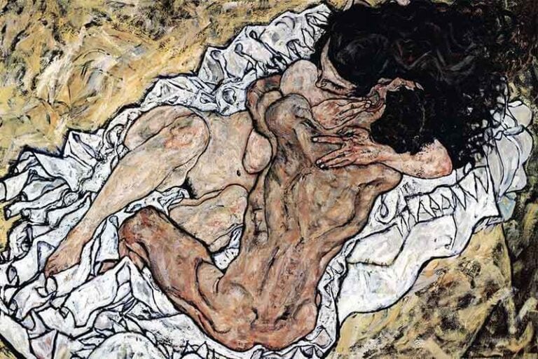 Egon Schiele'nin bir tablosu