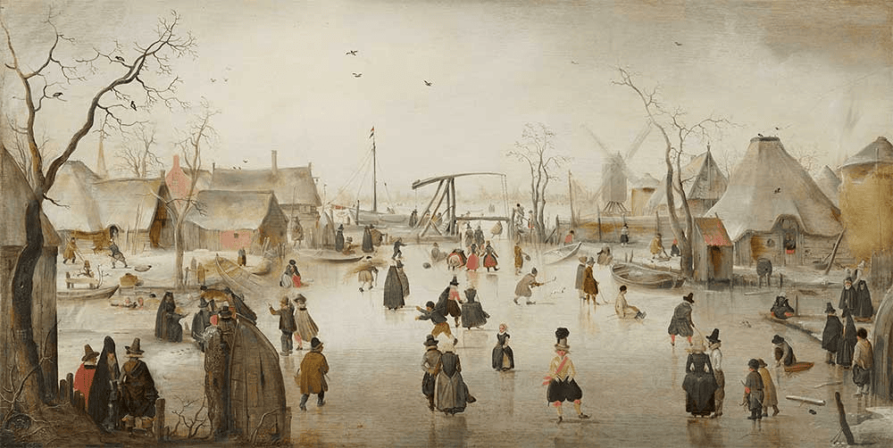 Hendrick Avercamp — Kış Manzarası
