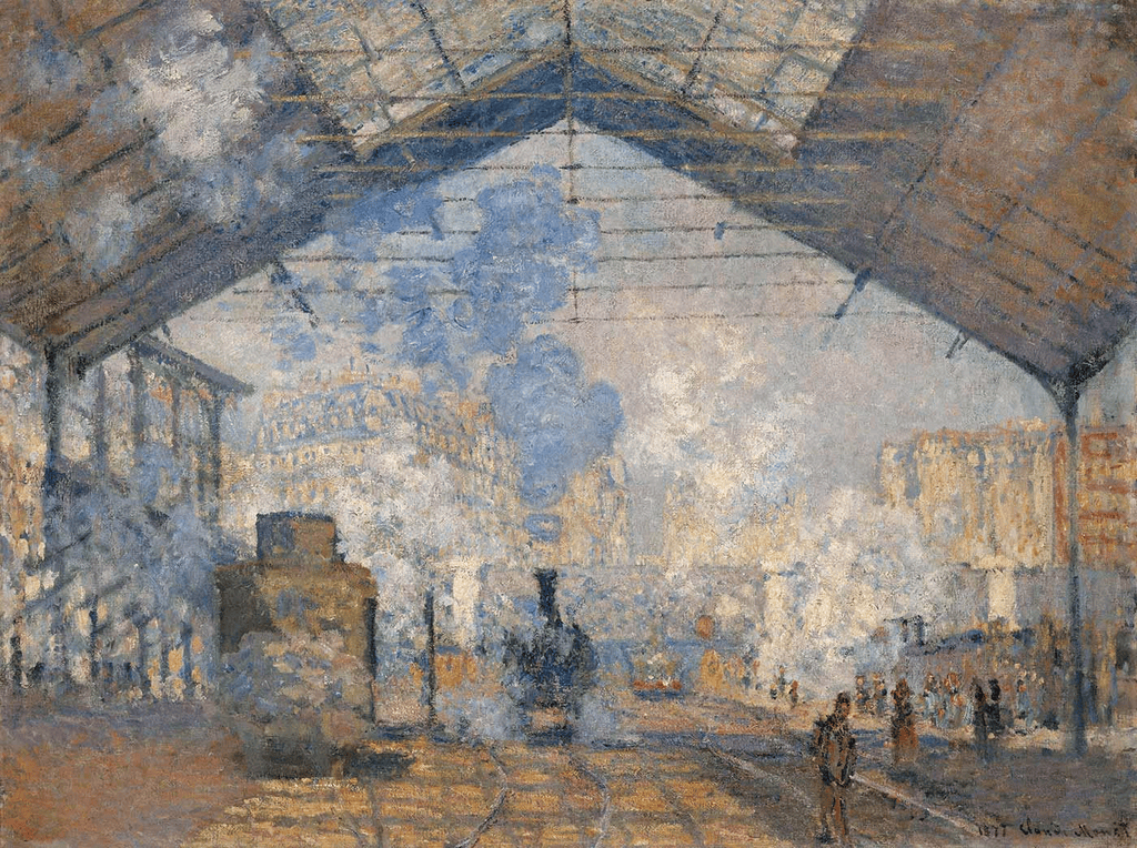 Claude Monet — Saint-Lazare Garı