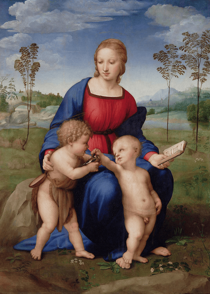 Raffaello — Saka Kuşlu Madonna
