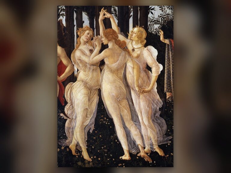 Botticelli, Bahar tablosundan Üç Güzeller