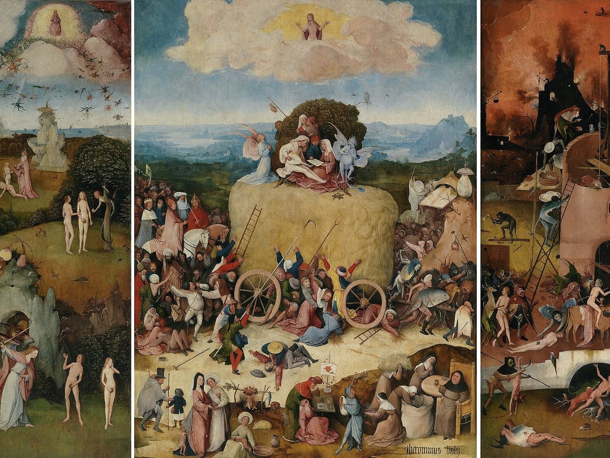 Hieronymus Bosch, Saman Arabası Triptiği