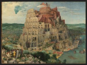 Bruegel'in Babil Kulesi tablosu: spiral biçimde yükselen dev yapı