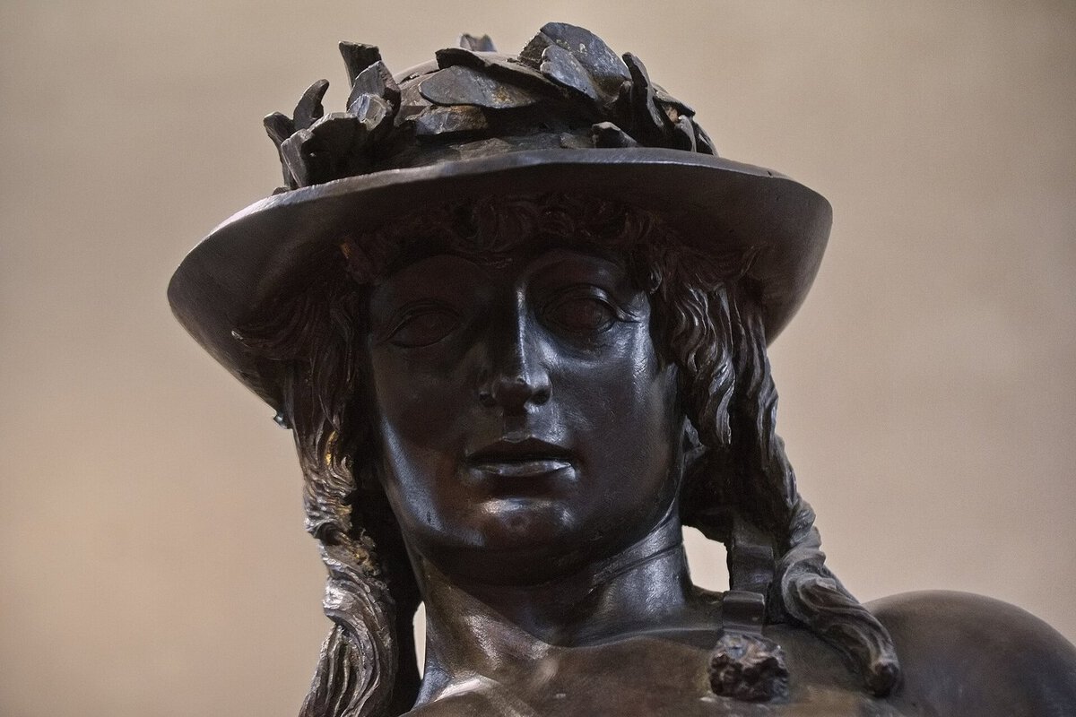 Donatello'nun Bronz Davut heykelinden ayrıntı