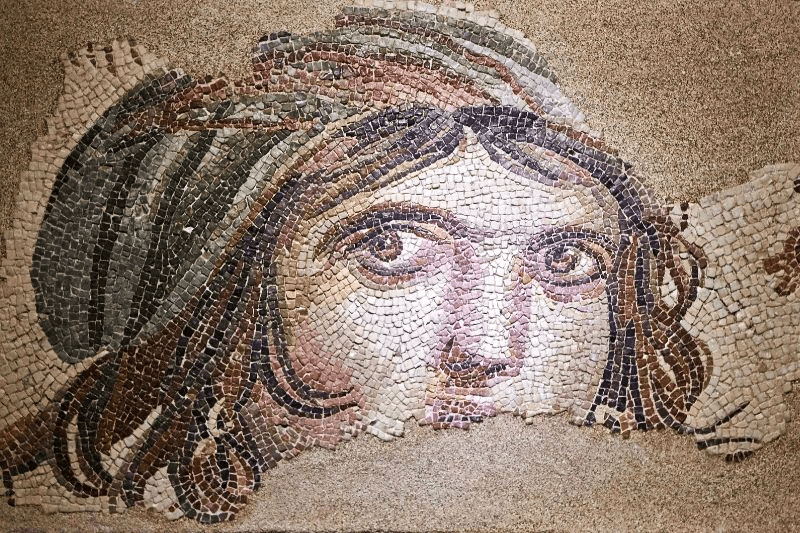 Zeugma Mozaik Müzesi'nin sembolü Çingene Kızı mozaiği