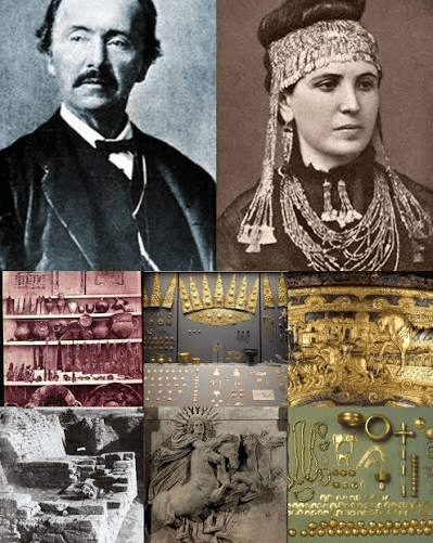Penn Müzesi'nden 2012'de iade edilen Troya II üslubundaki altın takılar