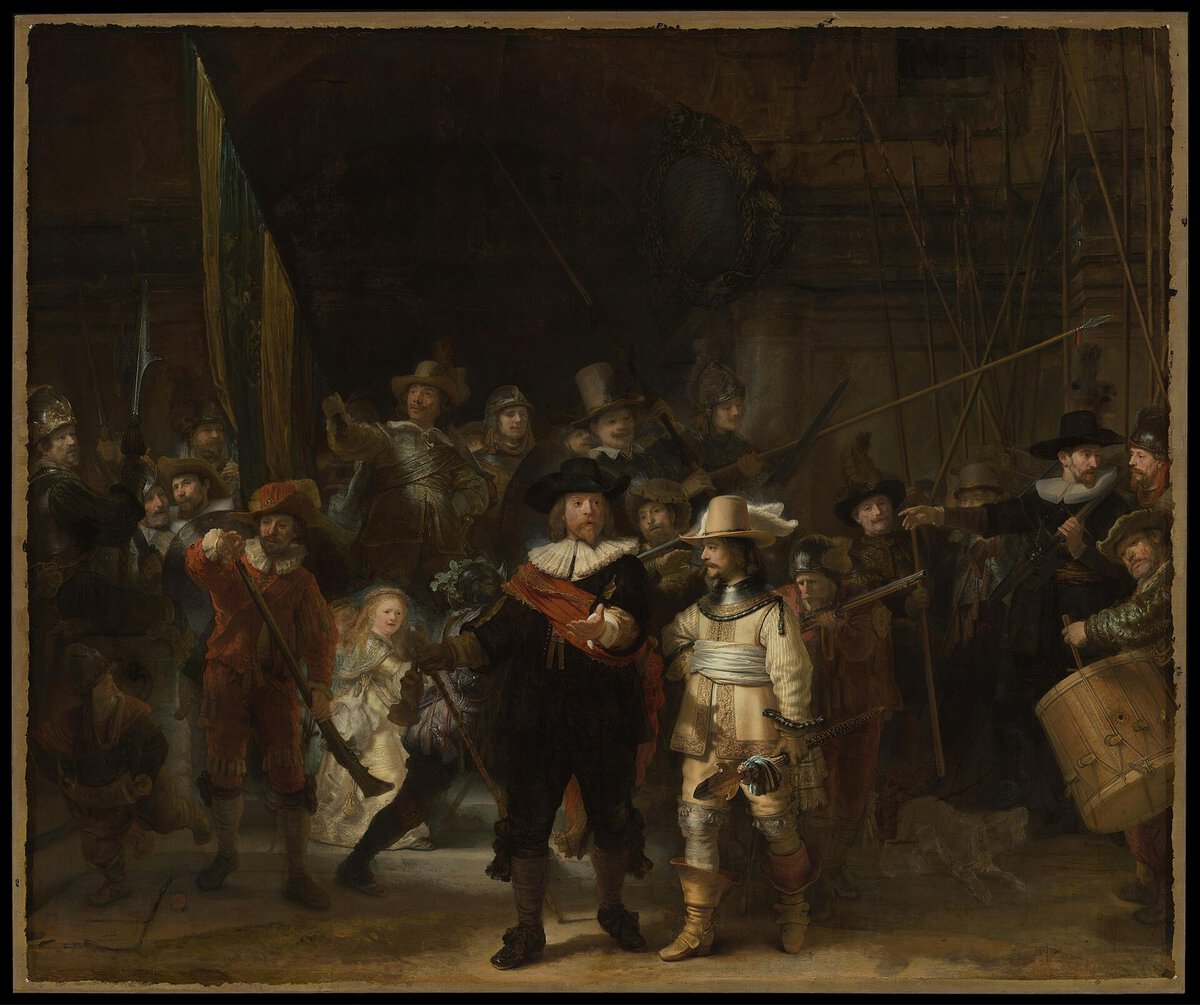 Rembrandt'ın Gece Nöbeti tablosu: harekete geçen milis bölüğü