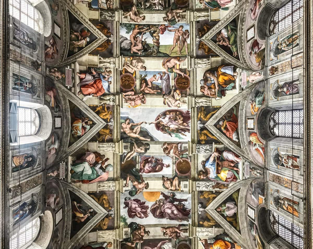 Michelangelo'nun Sistine Şapeli tavanı