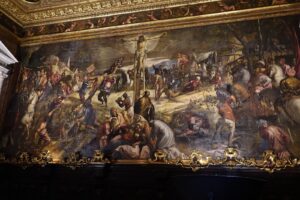 Tintoretto'nun Çarmıha Geriliş tablosu: on iki metrelik dev kompozisyon