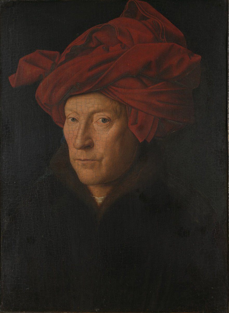 Van Eyck'in otoportresi olduğu düşünülen Kırmızı Sarıklı Adam
